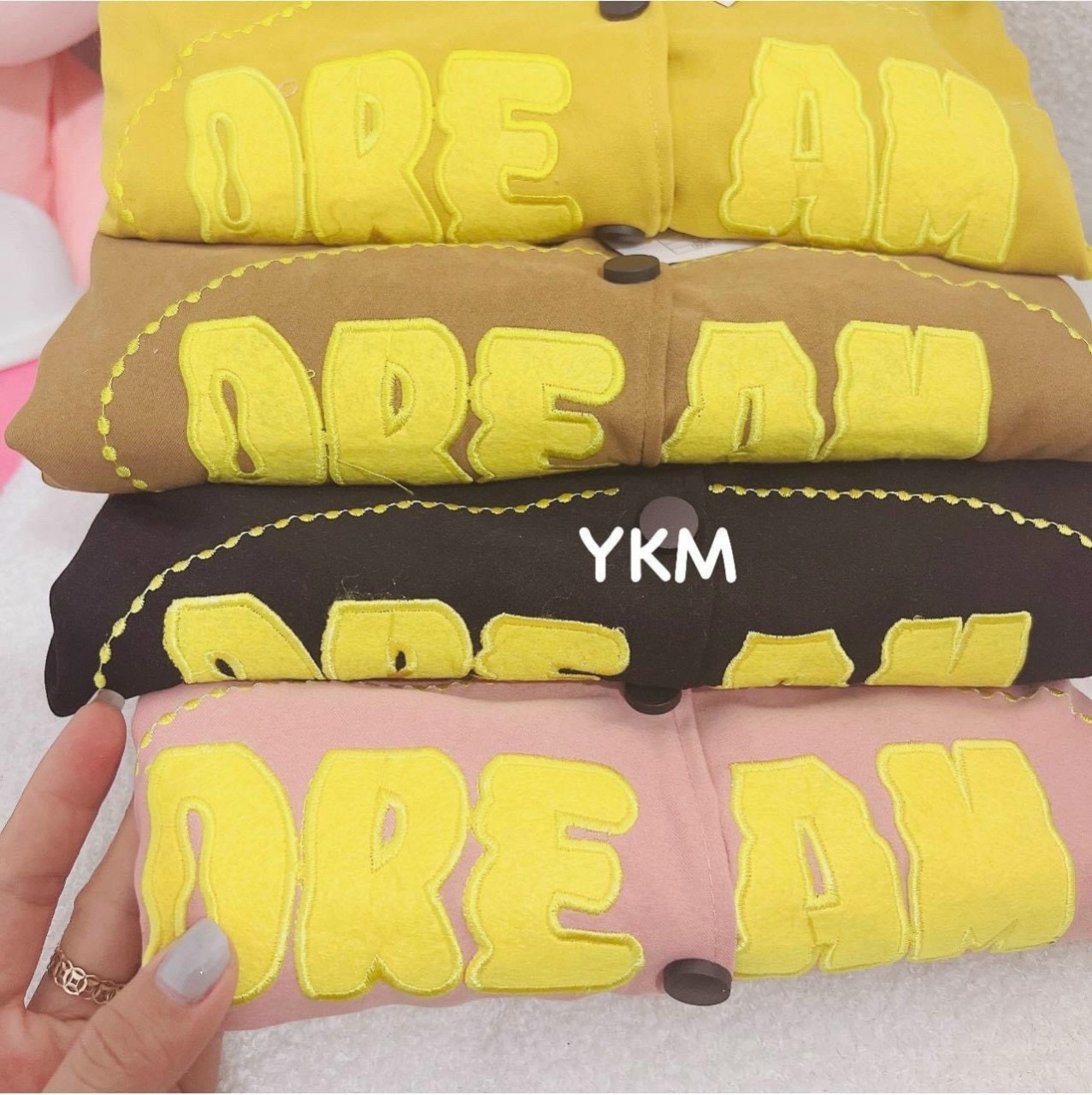 Áo Khoác BomBer Da lộn Kiểu CropTop 2 Lớp-TP