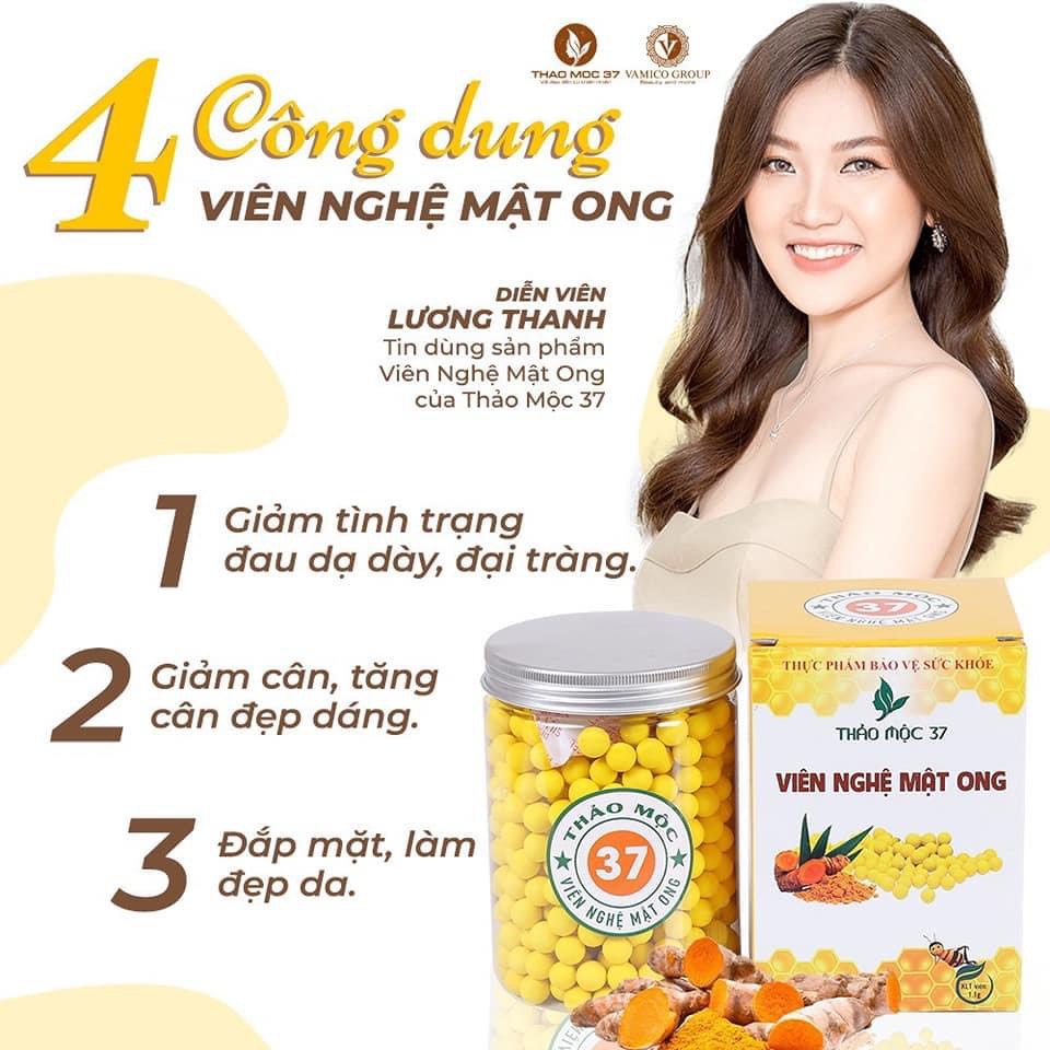 Viên nghệ mật ong Thảo Mộc 37