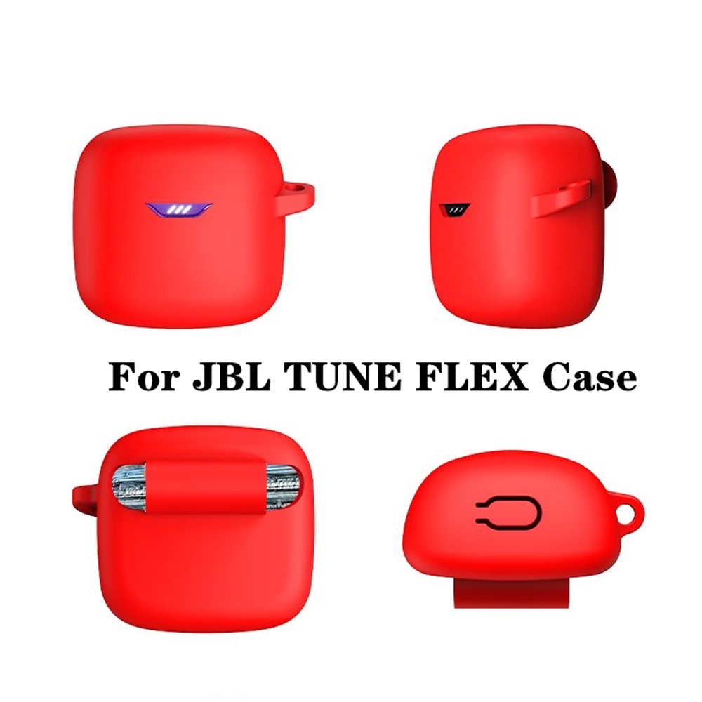 READY STOCK! For JBL TUNE FLEX Case Solid color series for JBL TUNE FLEX Casing Soft Earphone Case Cover