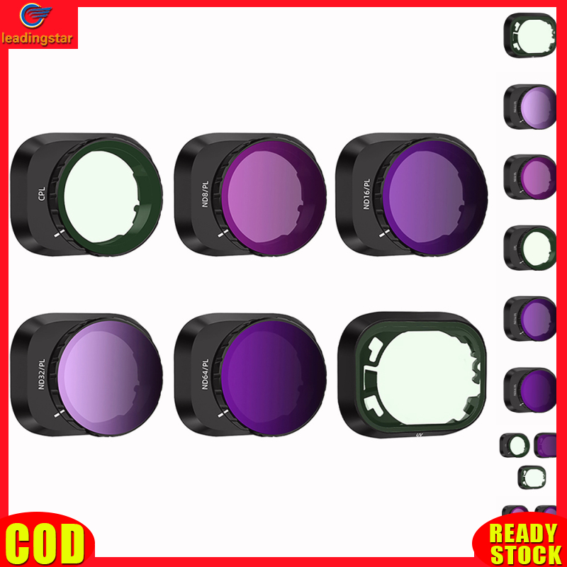 LeadingStar RC Authentic ND/CPL/UV Lens Filter Easy Installing Adjustable Lens Filter Drones Lens Accessory Compatible For DJI Mini 4 Pro Drones