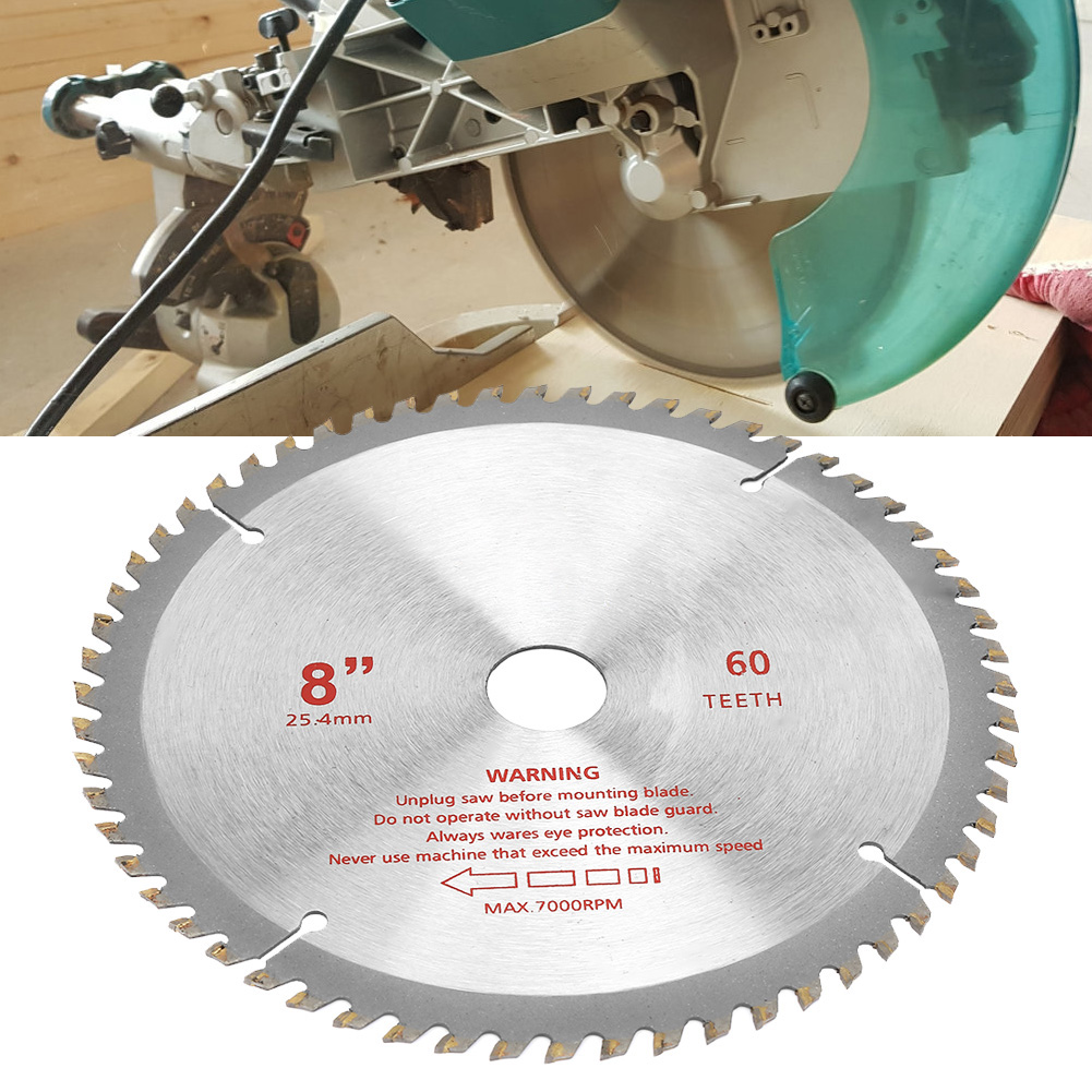 Bosun TCT Circular Saw Blade Wood Cutting Disc 7\" 180MM (D) X 60T X 3MM (T