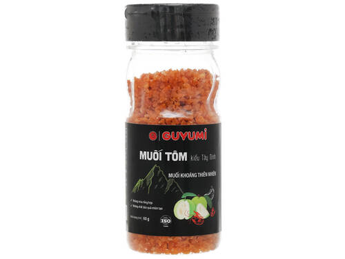 Muối Tôm kiểu Tây Ninh - Lọ 60gr - GUYUMI