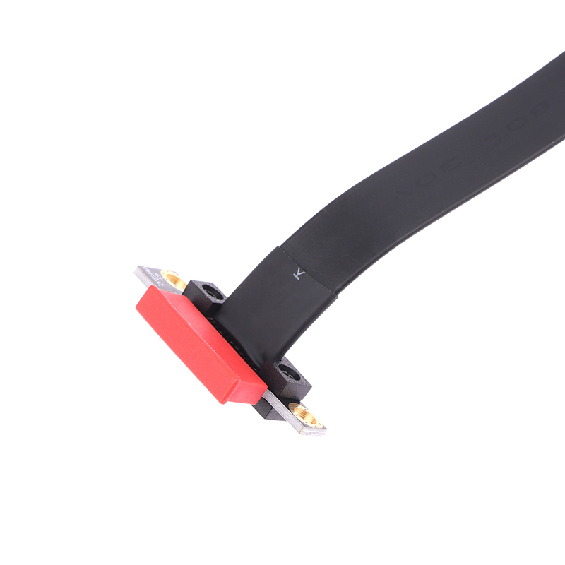 PCI-E 3.0 1X Riser Cable Dual 90 Degree Right Angle PCIe 3.0 X1 To X1 ...
