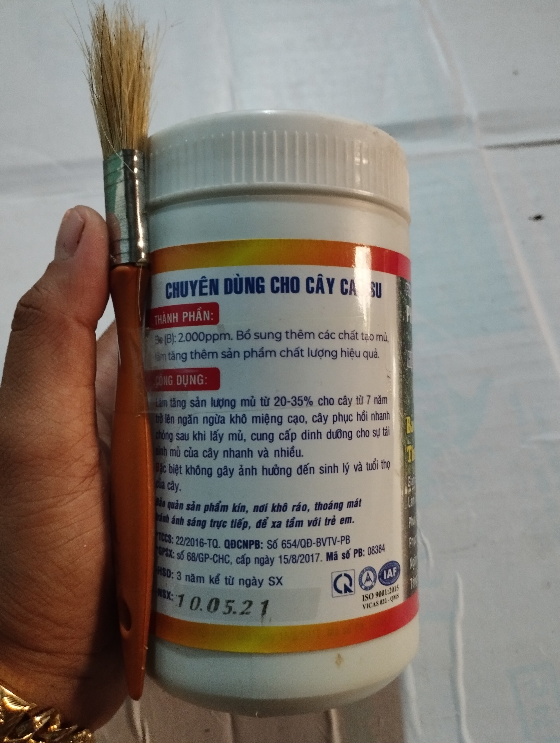 KÍCH THÍCH RA MỦ CAO SU TỨ QUÝ