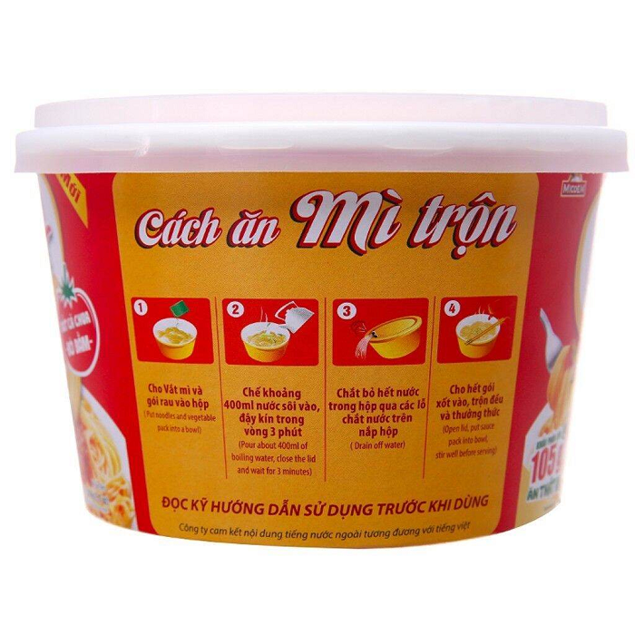 Mì trộn Cung Đình Kool Spaghetti (thùng 12 bát*105g) | bách hóa Hoàn Hảo