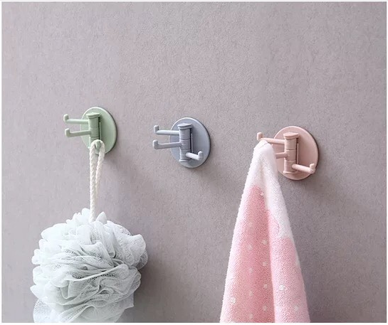 Móc treo đồ dán tường - 3 Chấu
