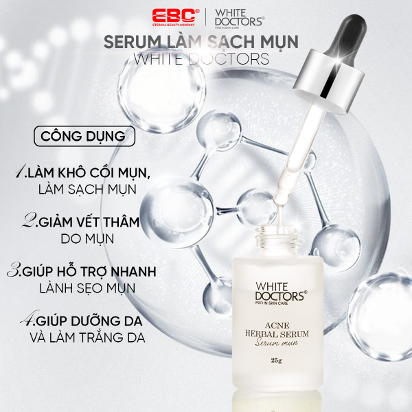 Serum mụn White Doctors Acne Herbal Serum 25g