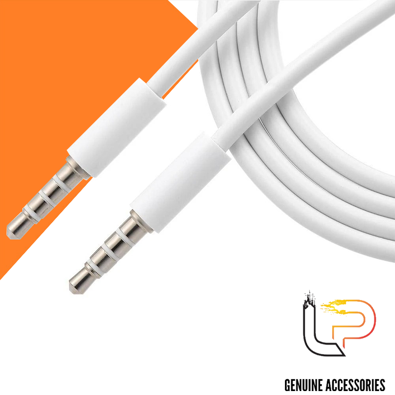 Cáp loa hai đầu 3.5 hỗ trợ mic dài 1M