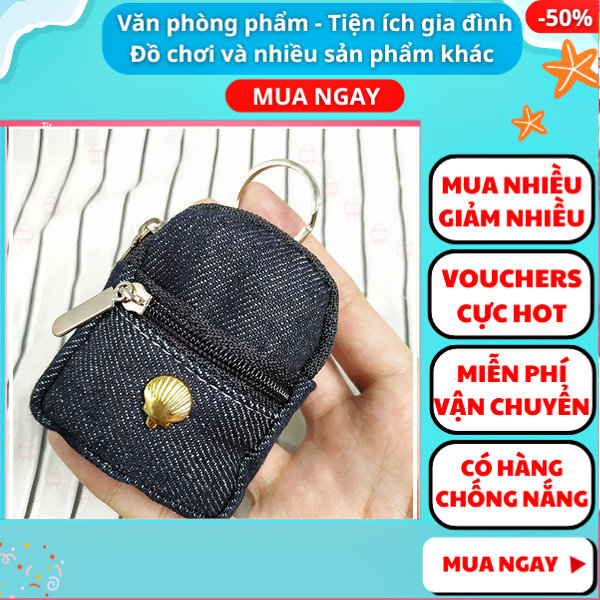 Móc khóa dễ thương hình ba lô nhỏ gọn đựng tiền - Móc khóa cute - móc khóa cutee - móc khóa xe máy - móc khóa cute mini - móc khóa dễ thương cute - móc khóa cute rẻ - móc khóa cute dưới 10k - Nguyễn Thùy Store