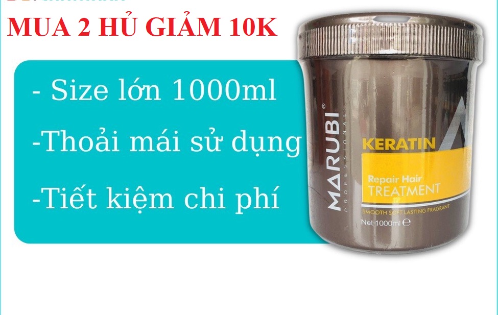 Kem Ủ Tóc cao cấp Keratin Marubi Treatment Phục Hồi Mềm Mượt / Hâp Dầu Tóc Marubi