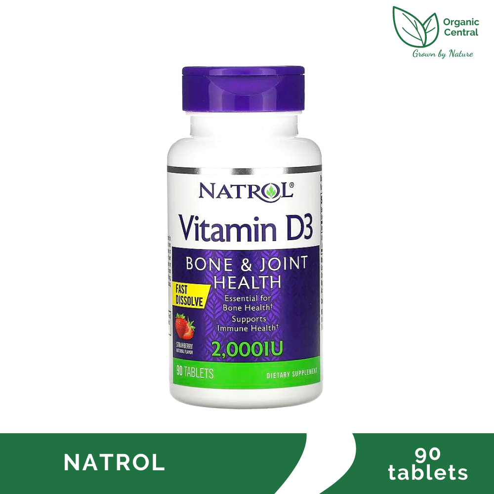 Natrol Vitamin D3 2000IU Fast Dissolve 90 Tablets Lazada PH