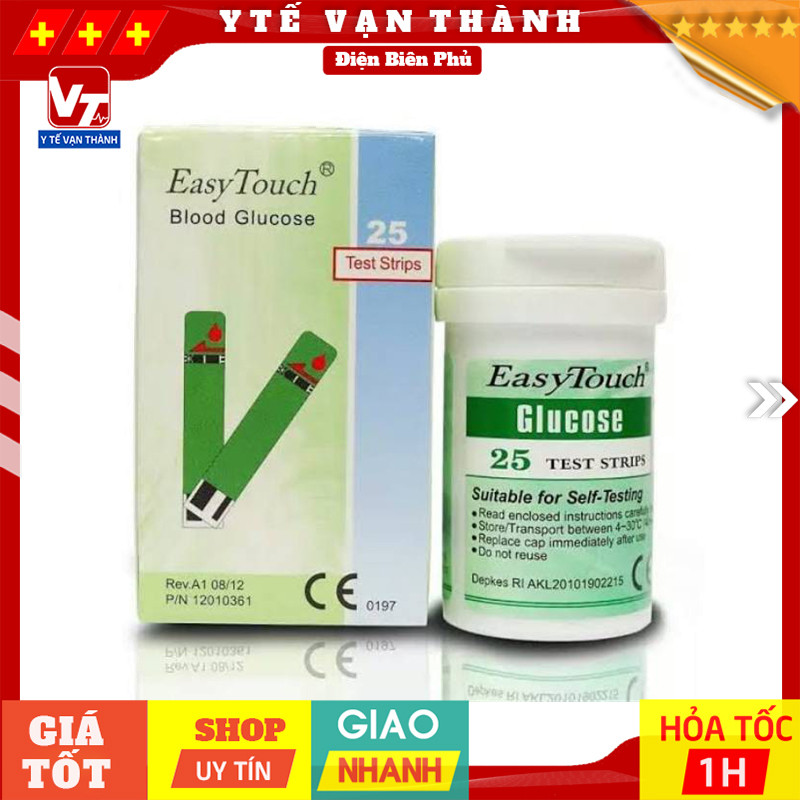 ✅ Que Thử Đường Huyết Easy Touch | Easytouch -VT0750 - Y Tế Vạn Thành