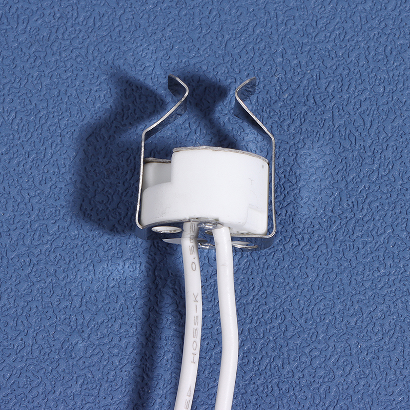 3Pcs MR16 GU5.3 G5.3 Socket MR16 Socket Lamp Holder With Bracket LED Halogen Gu5.3 Light Socket White 10cm Silicone CableMAILANG. 