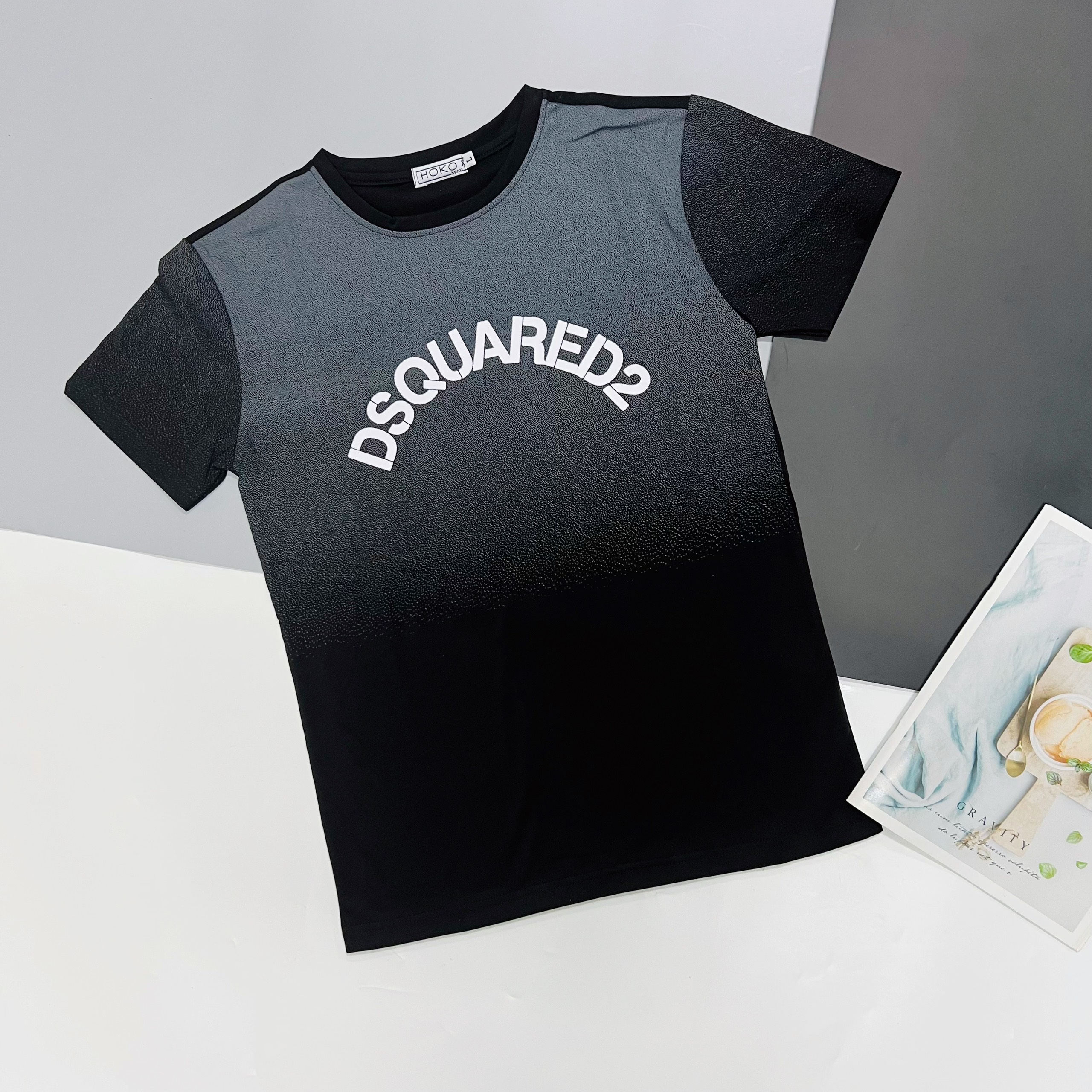 Áo Thun Nam Cổ Tròn Loang Màu In Chữ Nổi Vải Cotton Cao Cấp Phong Cách Dân Chơi Sang Chảnh Hot Trend Mới