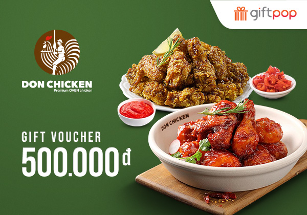 Evoucher - Don Chicken Gift Voucher 500K