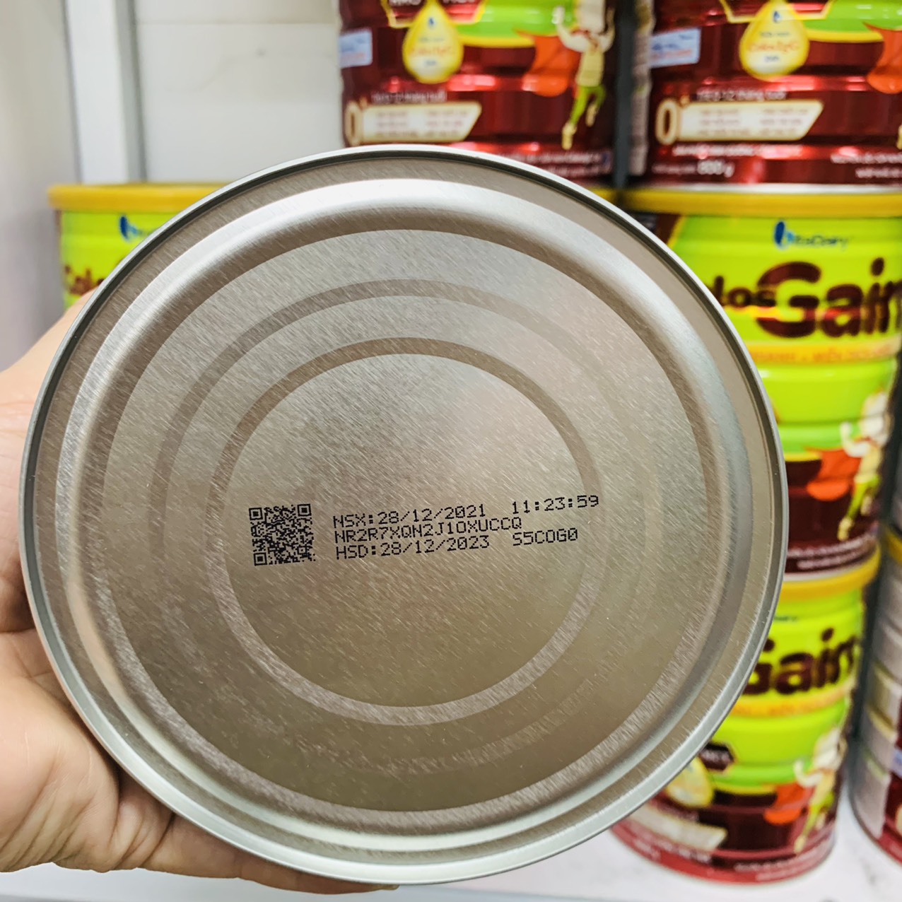 Sữa colos gain 0+ 800g còn mã qr(quét mã qr tích điểm đổi quà)
