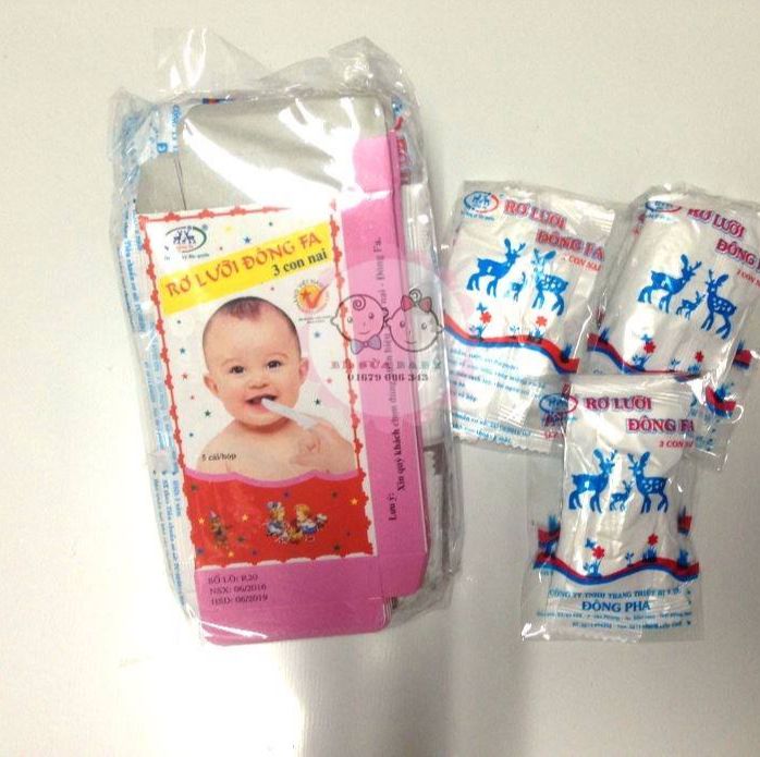 Rơ Lưỡi Đông Fa Mềm Cho Bé Sơ Sinh Hộp 5 Cái