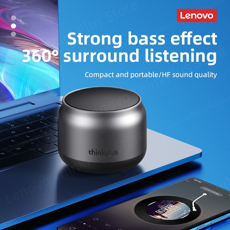 🔥Original Product+FREE Shipping🔥 Lenovo K30 Portable Hifi Bluetooth Wireless Speaker Waterproof USB Outdoor Loudspeaker Music Surround Bass Box Mic
