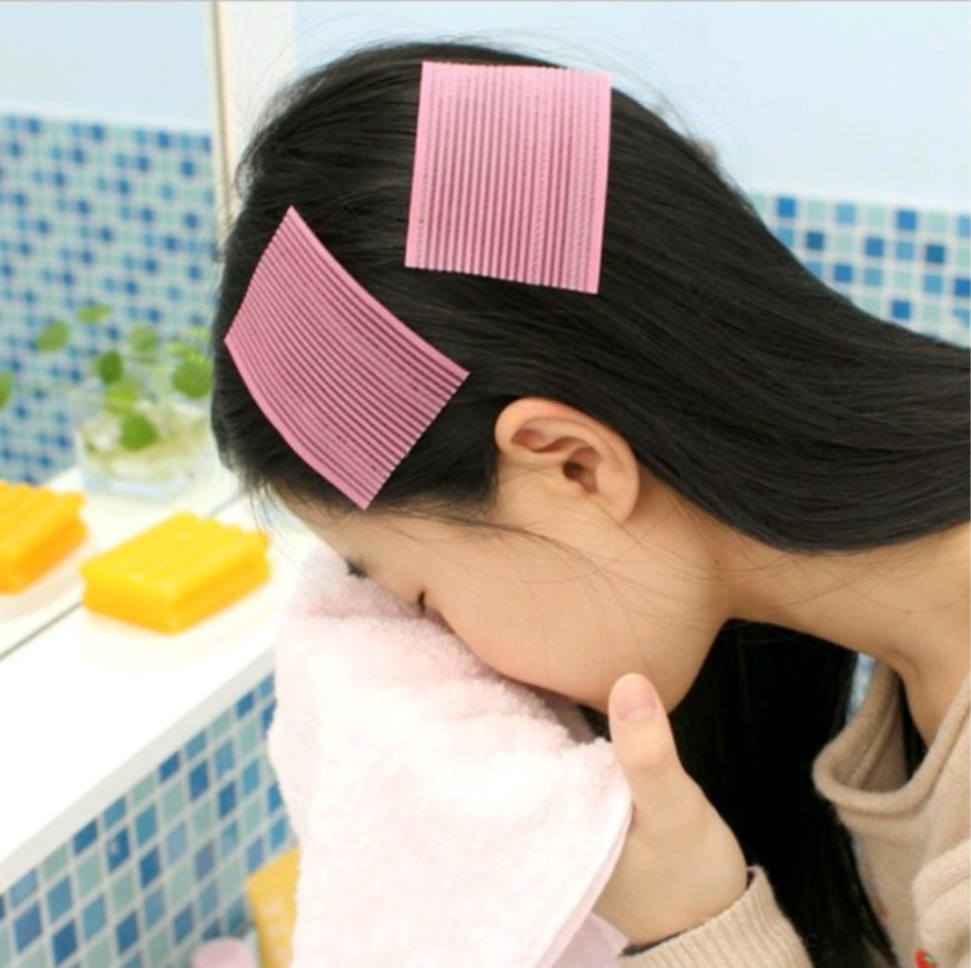 1 túi 2 Miếng dán giữ tóc đơn giản tiện dụng