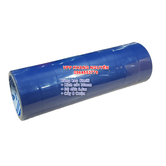 Băng Keo Simili (Khổ 36mm; Dài 6.6m; Cây 8 cuộn)