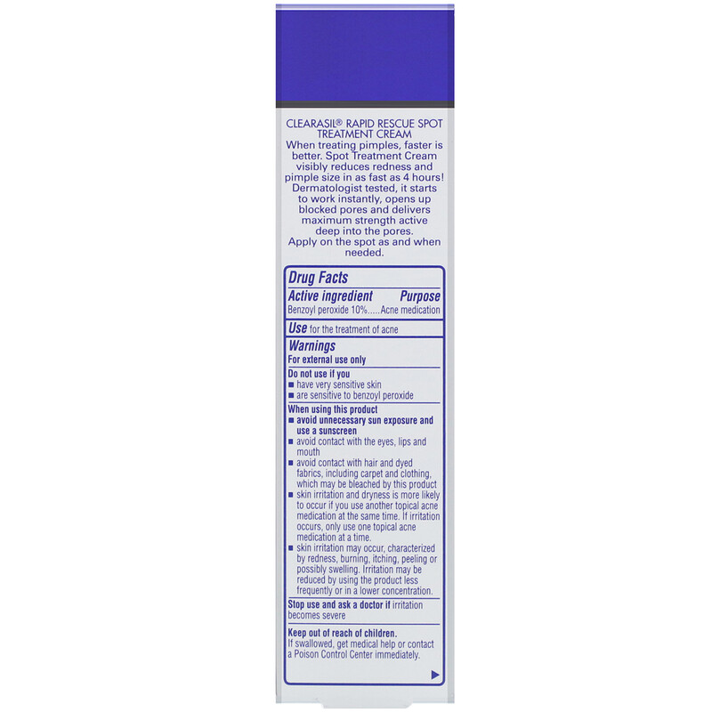 rapid rescue spot treatment cream