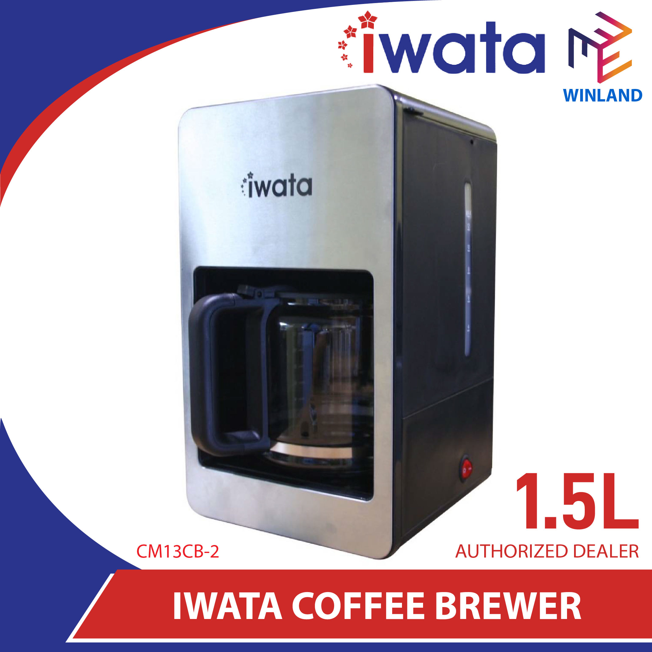 IWATA by Winland Coffee Brewer Coffee Machine CM13CB2 Lazada PH
