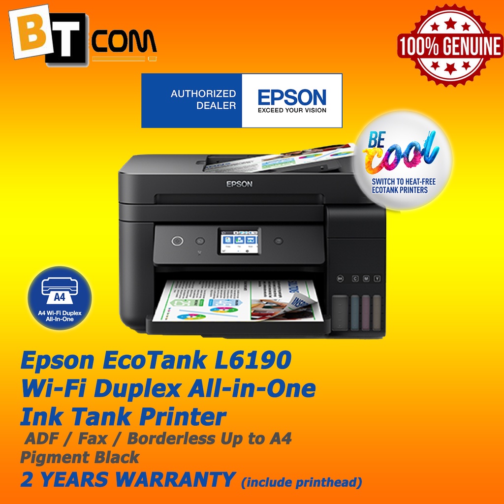 (PREORDER 7 14DAYS) Epson EcoTank L6190 WiFi AllinOne Ink Tank