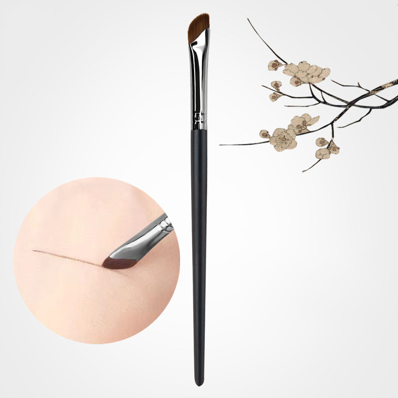 1Pc Eyeliner Brush Knife Edge Makeup Brush Liquid Eyeliner Brush Ultra Thin Fine Oblique Angle Flat Head Eyebrow Brush Fullhouse. 