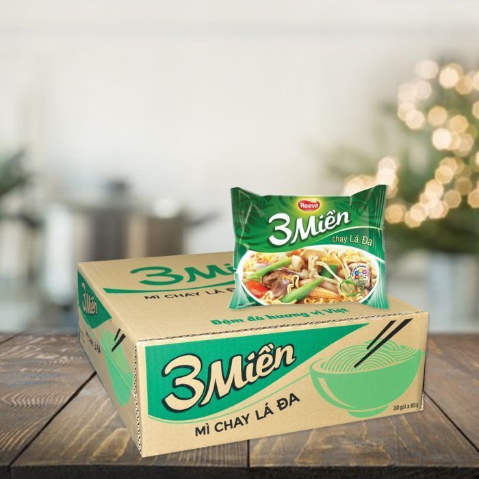 Mì Chay Lá Đa 3 Miền gói 65g ( 1 gói)