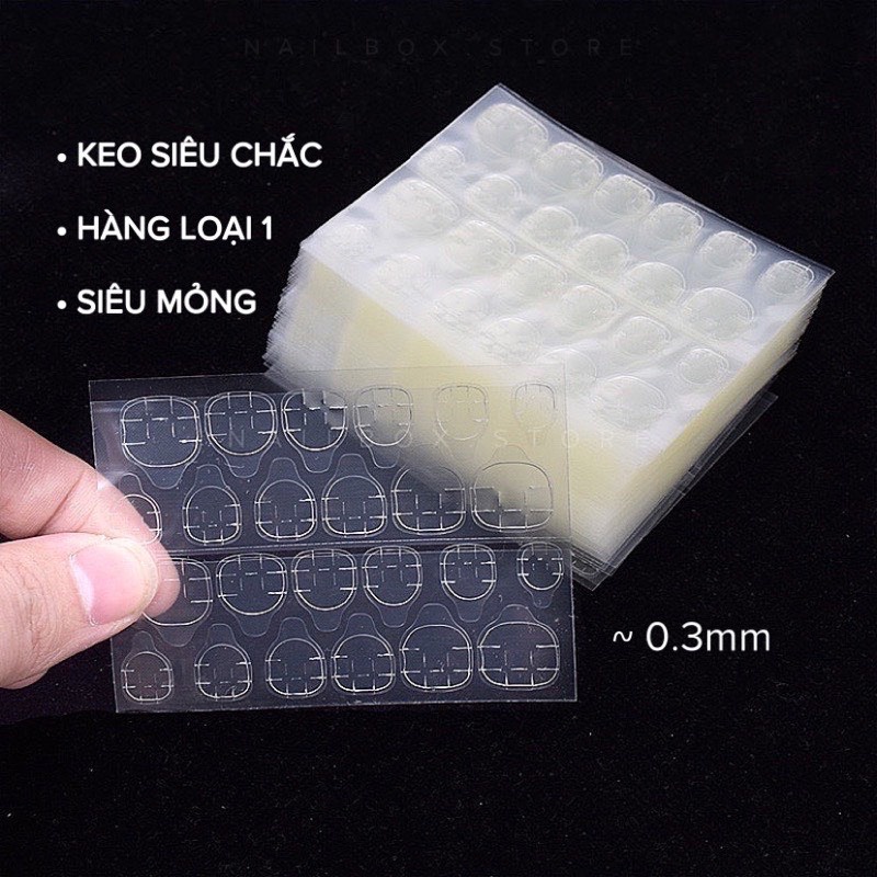 Miếng dán móng silicon loại 24 miếng