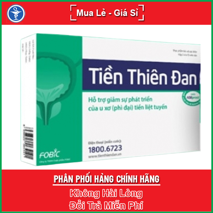 Tiền thiên đan hộp 20 viên - hỗ trợ giảm sự phát triển của u xơ tiền liệt tuyến -yes