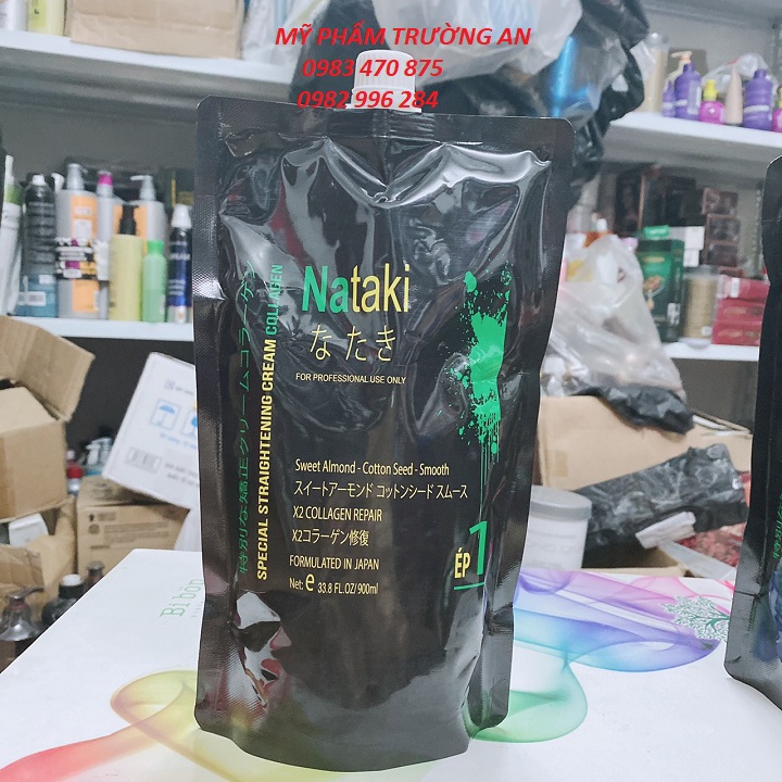 Lẻ túi 1 kem duỗi phục hồi nataki collagen ép 1