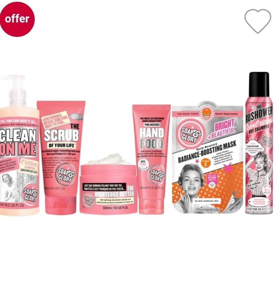 SET QUÀ TẶNG 6 món nhà Soap n Glory