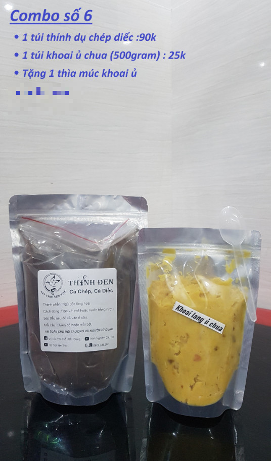 MỒI CÂU CÁ CHÉP, DIẾC SỐ 6 * Khoai Ủ - Thính Dụ *