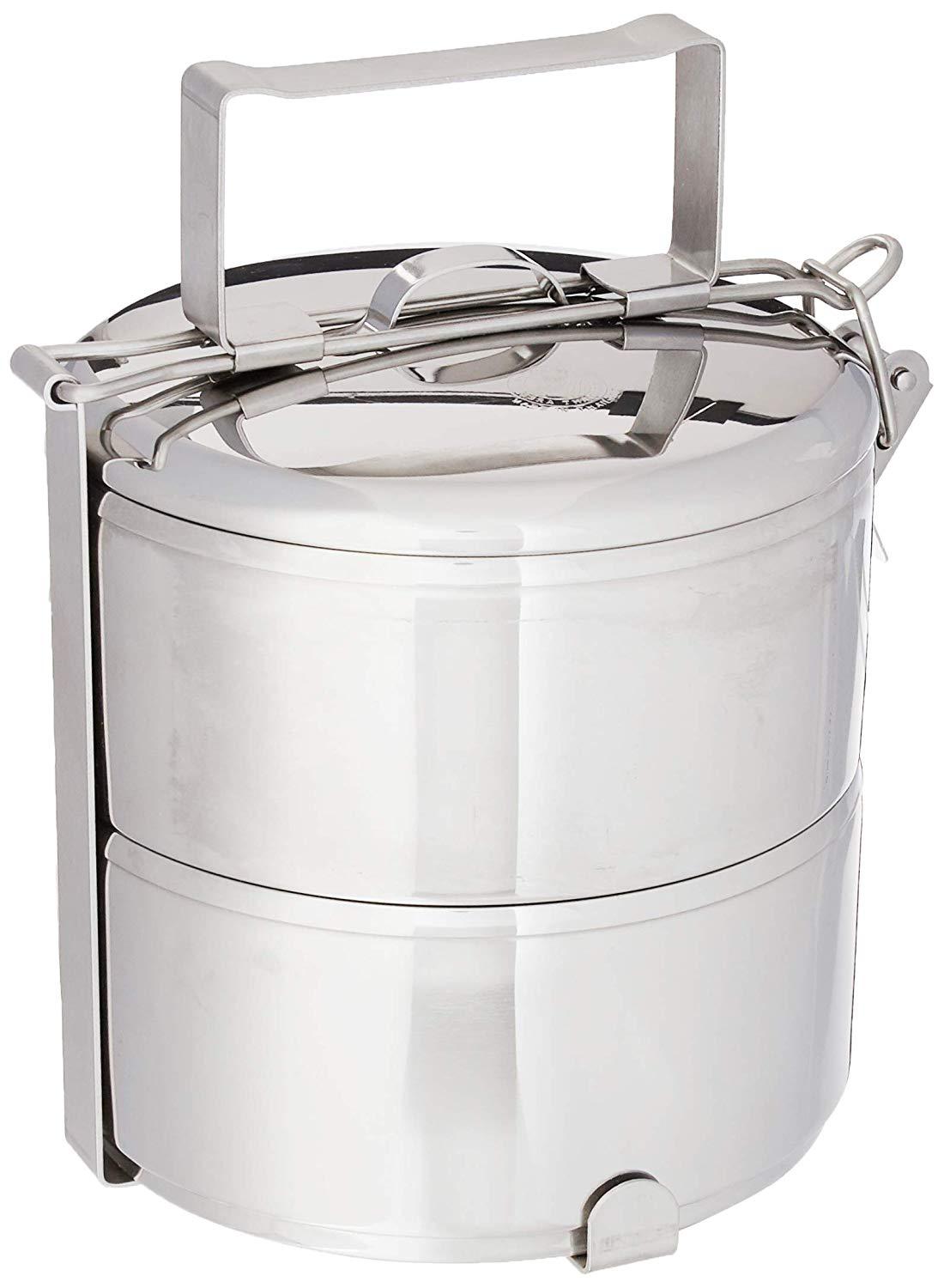 Hộp đựng cơm 2 ngăn inox cao cấp
