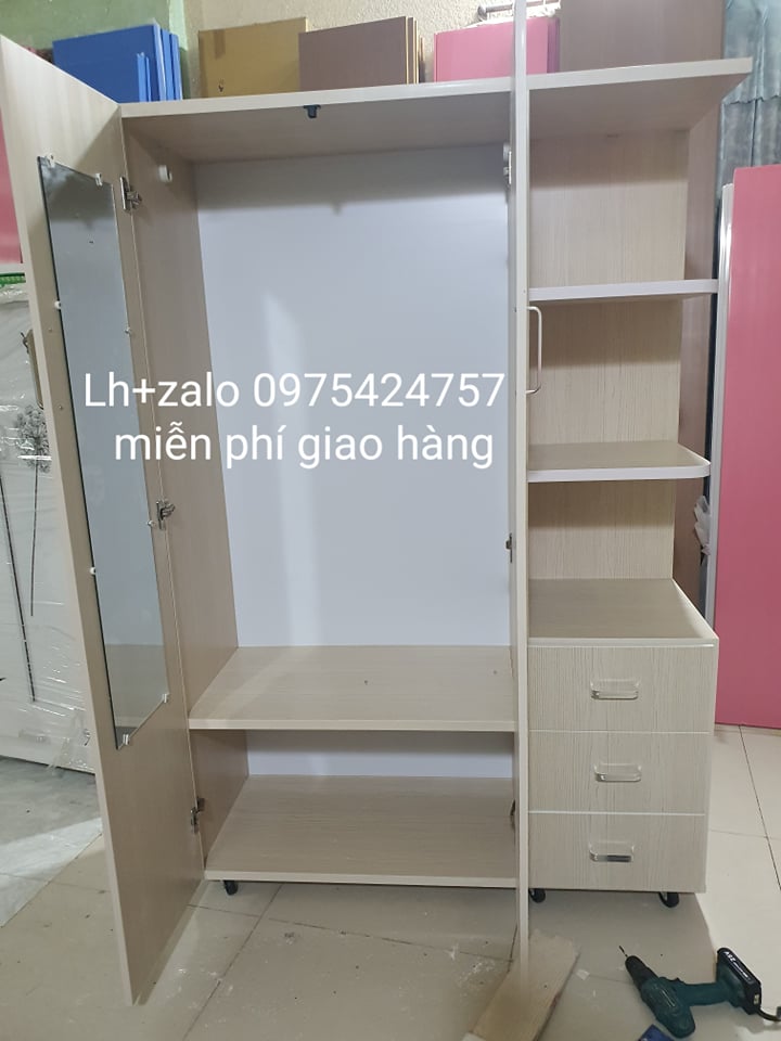 tủ nhựa đài loan 2 cánh 1 kệ