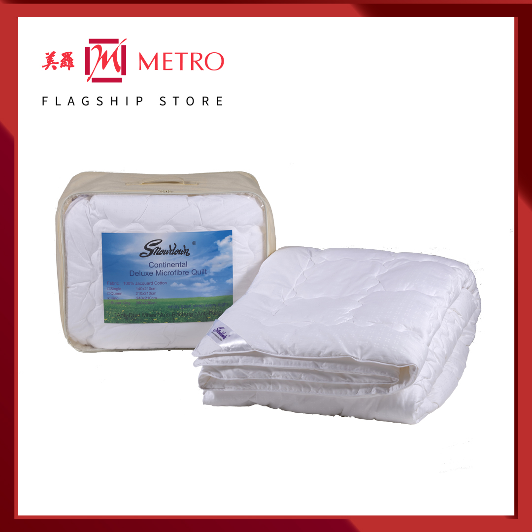 Snowdown Microfibre Continental Quilt Lazada Singapore
