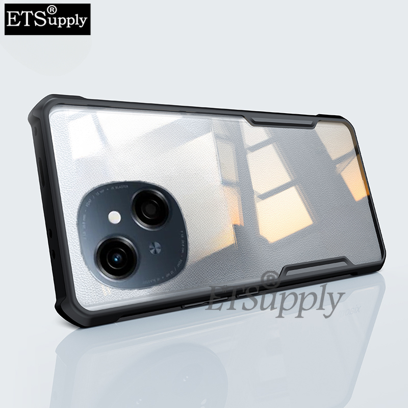 Phone%20case%20Tecno%20Spark%20Go%201%20Transparent%20Clear%20Air%20Protector%20Soft%20Frame%20Hard%20Shockproof%20Armor%20Back%20cover%20Tecno%20Spark%20GO%201%20case%20-%20Image%202