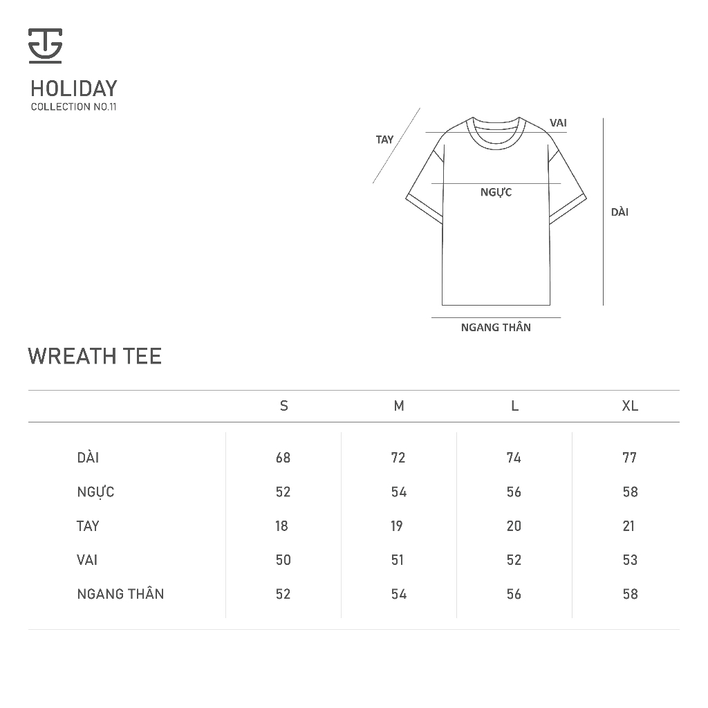 Áo thun Cotton cao cấp - THUNN ORIGINAL Wreath Tee