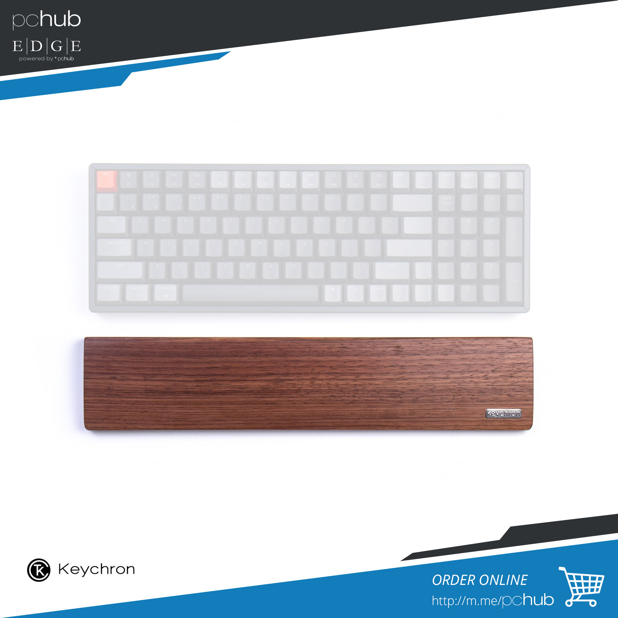 Keychron PR2 palm rest, 38cm, for K4 Lazada PH