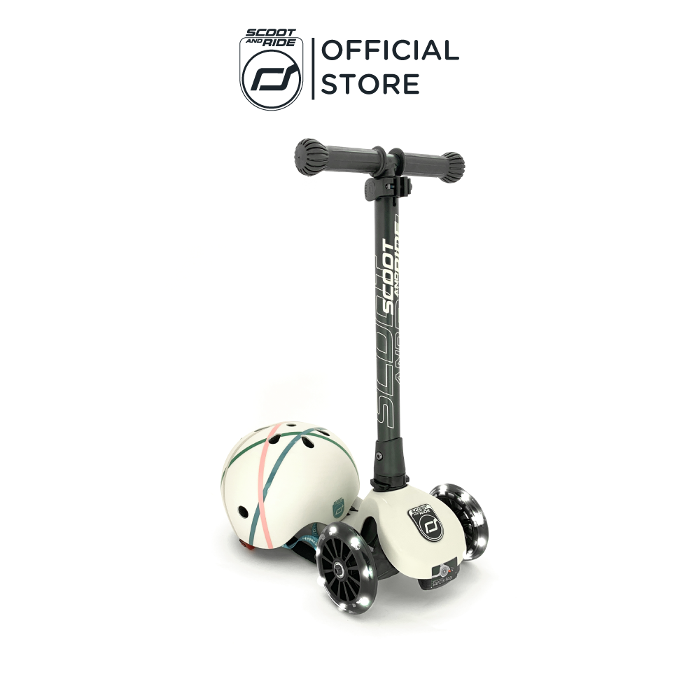 Xe scooter trẻ em Scoot and Ride Highwaykick 3 LED (Ash)