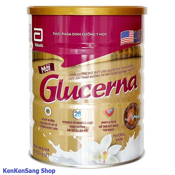 Sữa bột Glucerna 850g dành cho người bị tiểu đường thumbnail