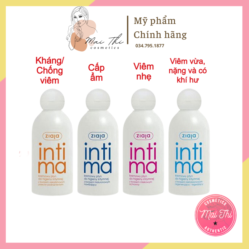 Dung dịch vệ sinh Intima Ziaja Balan 200ml, 500ml