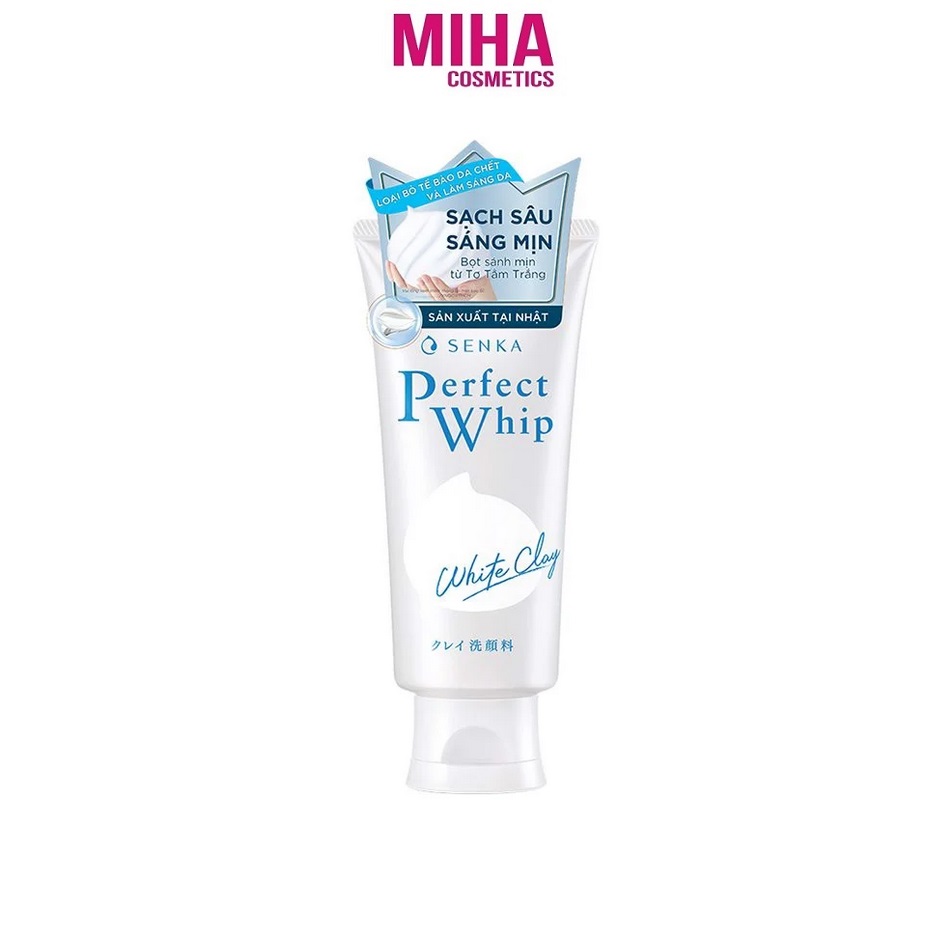 Sữa Rửa Mặt Đất Sét Trắng SENKA Perfect White Clay 120g