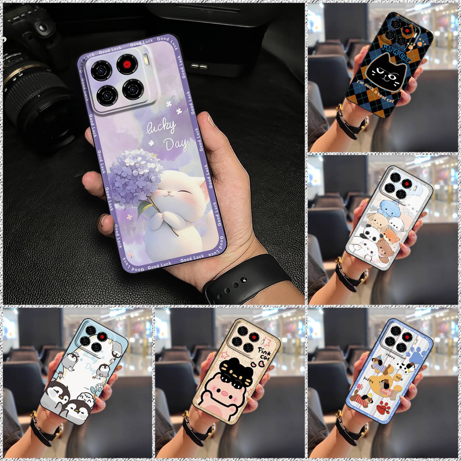 Anti-knock%20Cute%20Phone%20Case%20For%20ZTE%20Blade%20A56%204G/Z2473%20Phone%20Pouch%20Animals%20Graffiti%20Dirt-resistant%20TPU%20Back%20Cover%20Cartoon%20-%20Image%207