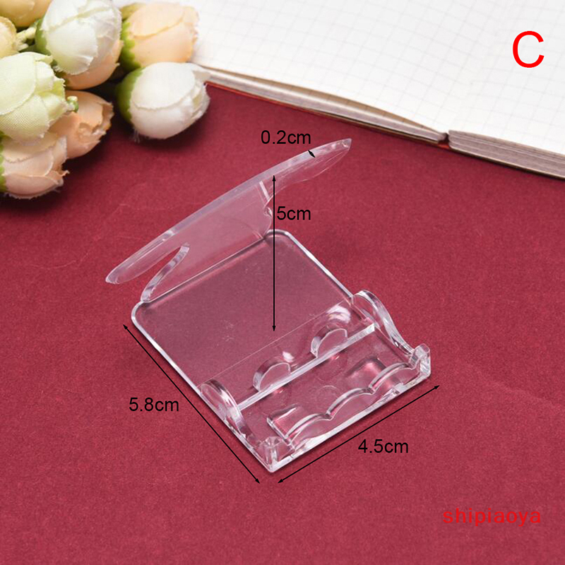 shipiaoya Transparent Acrylic Bracelet Display Rack Bangle Organizer Storage Holder Stand