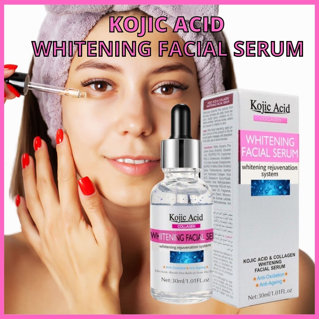 BEST SELLER!! Kojic Acid Whitening Face Serum Whitening Brightening ...