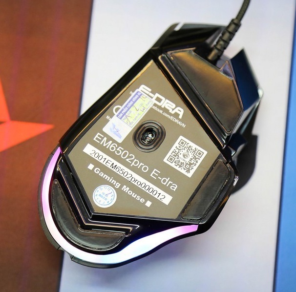 Chuột Gaming Edra EM6502 Pro LED RGB 16000 DPI