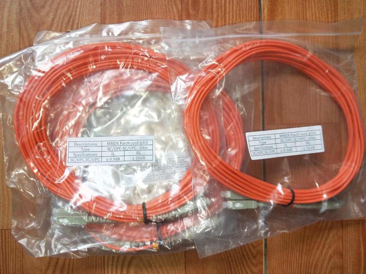 Dây nhảy quang Multimode OM2 chuẩn SC- SC dài 3m