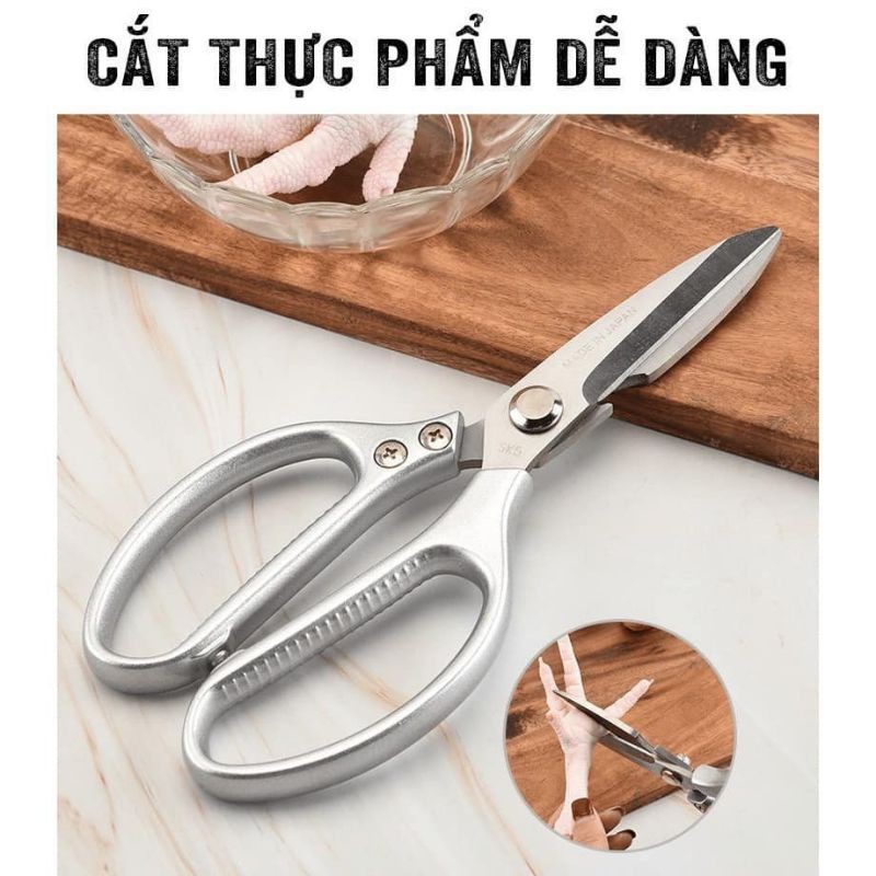 Kéo Nhật cắt gà, làm bếp đa năng SK5